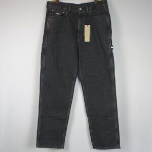 Tommy Jeans Skater Carpenter Black Denim Jeans New w/ Tags, Size 32 in x 32 in